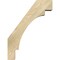Ekena Millwork 6"W x 18"D x 24"H Merced Rough Sawn Knee Brace, Douglas Fir BRC06X18X24MRC00RDF - alternate 2